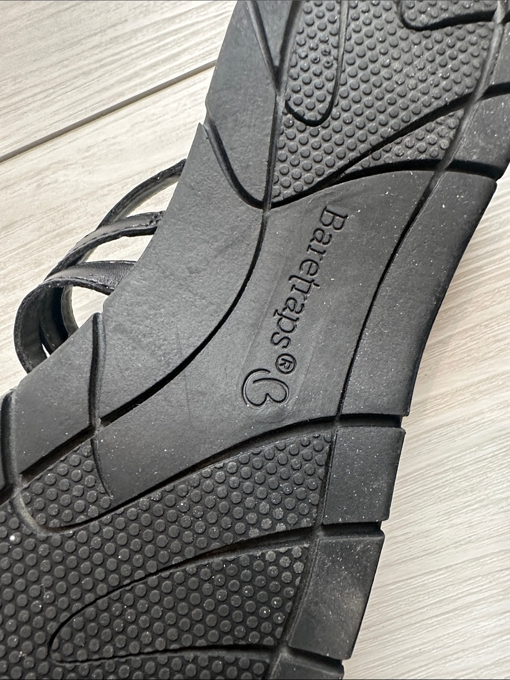 BareTraps Black Multi-Strap Memory Foam Slide Sandals - Picture 5 of 5